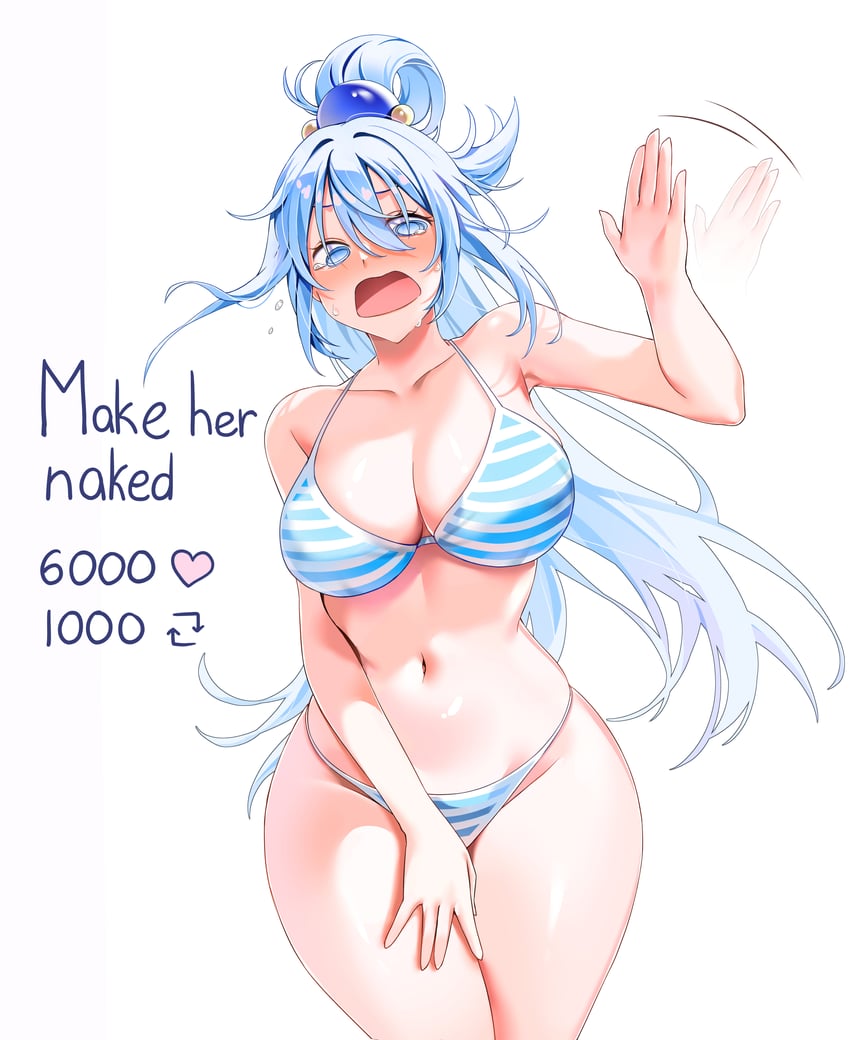 aqua (kono subarashii sekai ni shukufuku wo!) drawn by machulanko