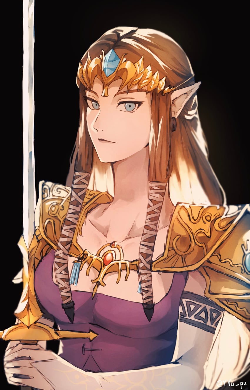 princess zelda (the legend of zelda and 1 more) drawn by yyu_pu