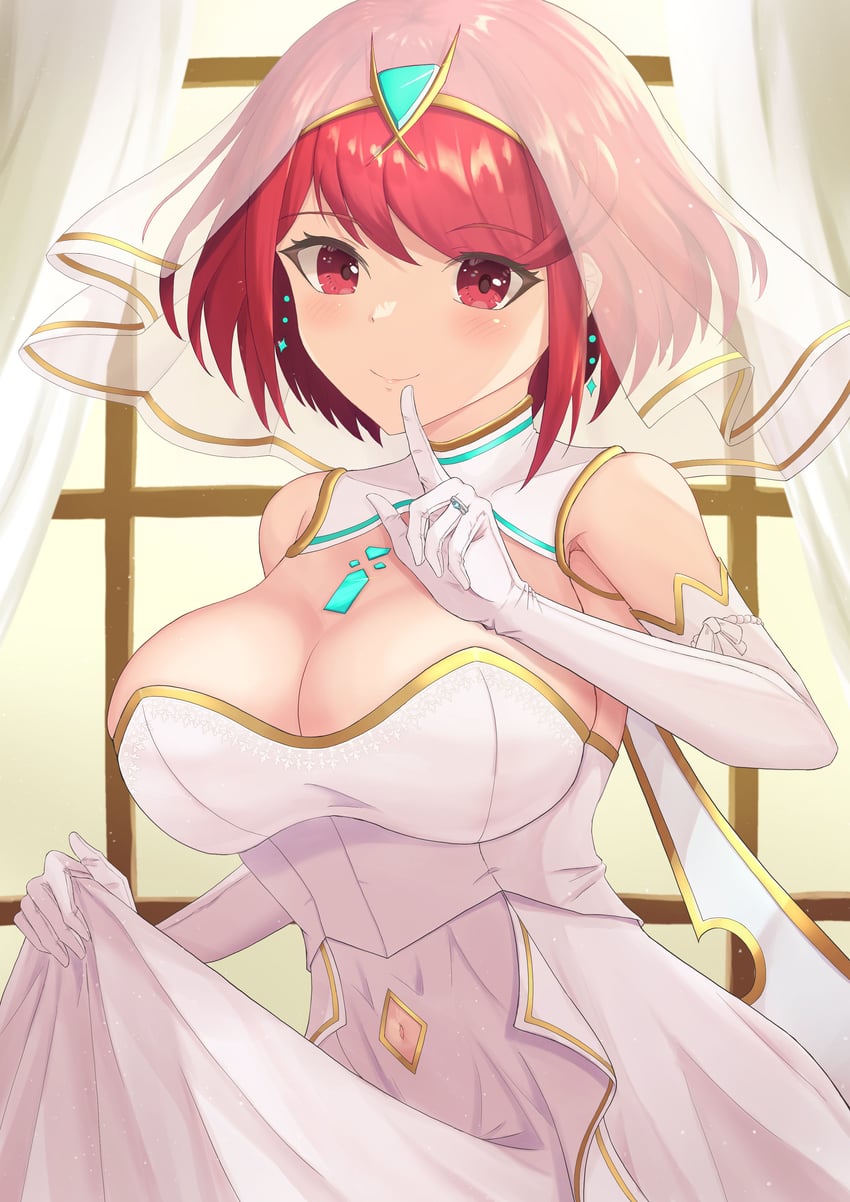 pyra (xenoblade chronicles and 1 more) drawn by shiratamaaji