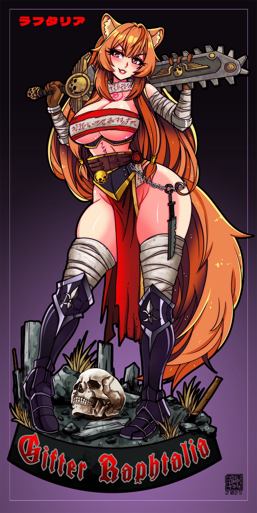 raphtalia (warhammer 40k and 2 more) drawn by peterete