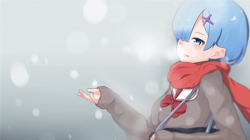 rem (re:zero kara hajimeru isekai seikatsu) drawn by haamon_(harmon)