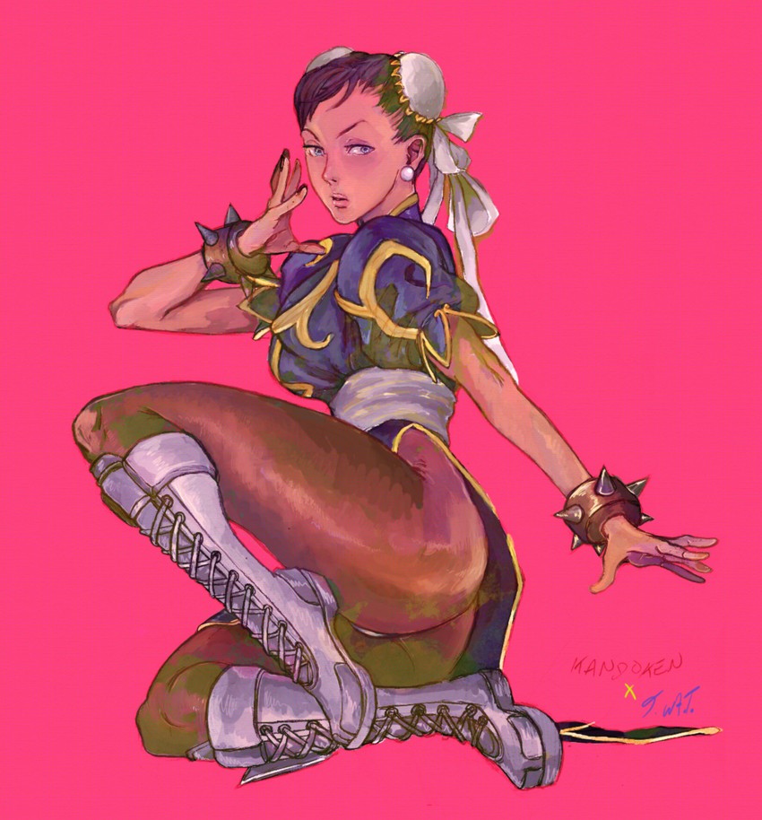 chun-li (street fighter) drawn by t.w.a.t