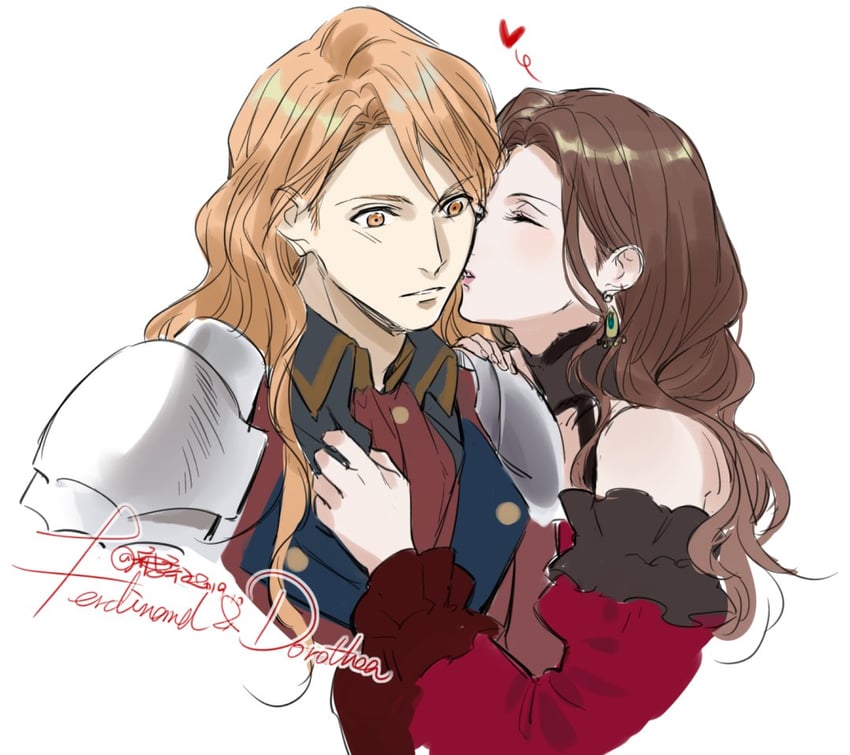 dorothea arnault and ferdinand von aegir (fire emblem and 1 more) drawn by tang_xinzi