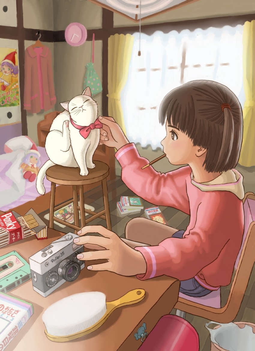 memoru (tongari boushi no memoru and 2 more) drawn by skyape