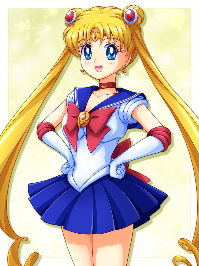 tsukino usagi and sailor moon (bishoujo senshi sailor moon) drawn by mimimix