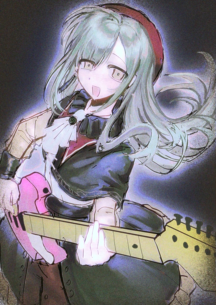 wakaba mutsumi and mortis (bang dream! and 1 more) drawn by lin_qi_ba_zhua_yu