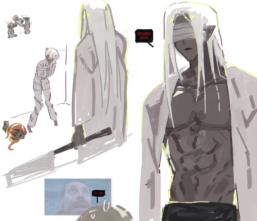 heroine, mr. chopped, and mr. silvair (homicipher) drawn by 95_5hz