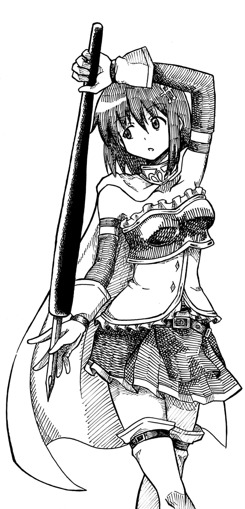 miki sayaka (mahou shoujo madoka magica and 1 more) drawn by harumayago