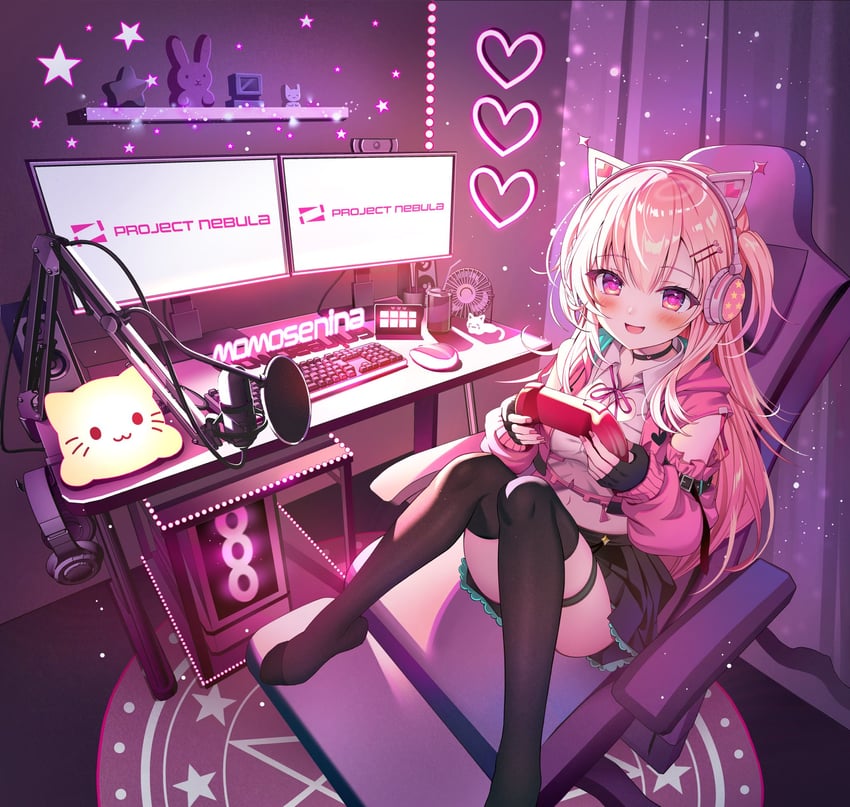 momose nina (project nebula and 1 more) drawn by luna_nyann