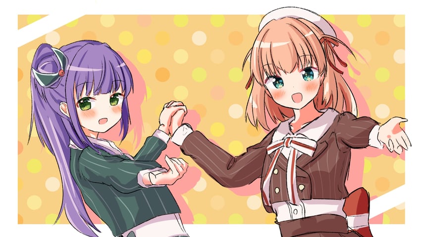 hinoshita kaho and otomune kozue (love live! and 1 more) drawn by hisho_(rythm_hisho)