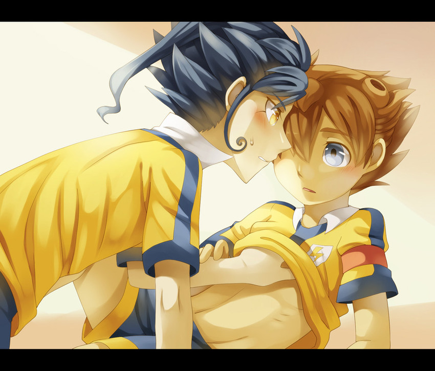 matsukaze tenma and tsurugi kyousuke (inazuma eleven and 1 more) drawn by cr72