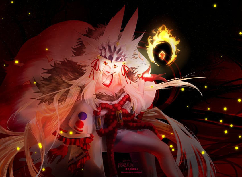 tamamo and koyanskaya (fate and 1 more) drawn by eso9ulg97