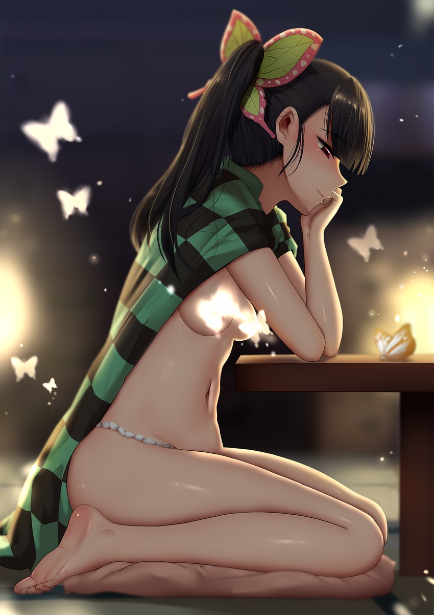 tsuyuri kanao (kimetsu no yaiba) drawn by ginhaha