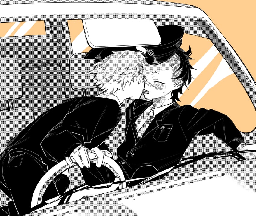 shinazugawa sanehiro and shinazugawa genya (kimetsu no yaiba) drawn by amo_(amo_0514)