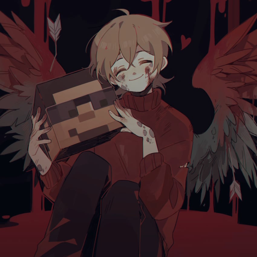 grian and goodtimeswithscar (minecraft and 2 more) drawn by luminous_slime