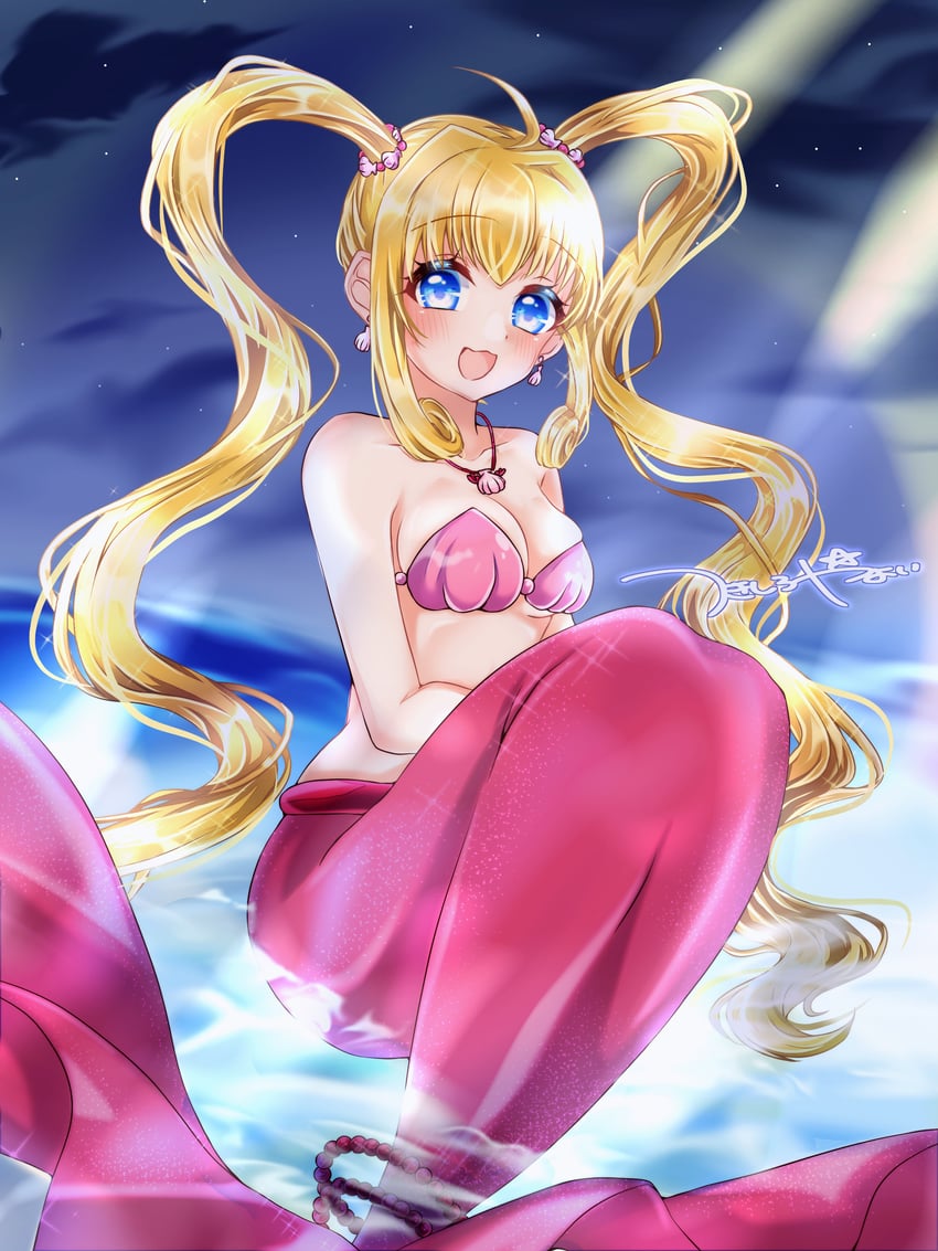 nanami lucia (mermaid melody pichi pichi pitch) drawn by tsukishiro_yayoi_(yumeir0)