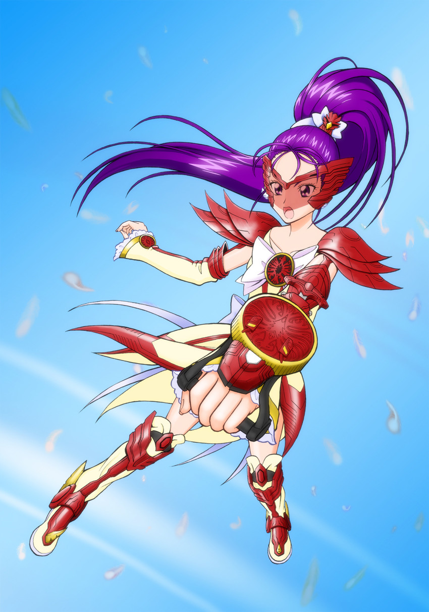 mishou mai, kamen rider ooo, cure egret, and tajador (precure and 3 more) drawn by kijinaka_mahiro