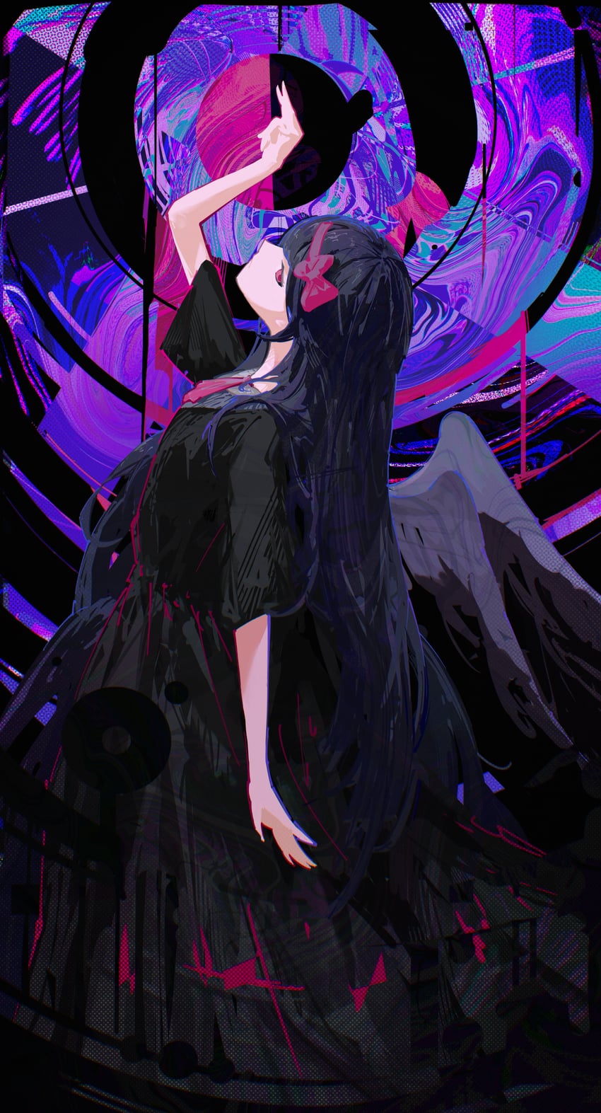 akemi homura (mahou shoujo madoka magica and 1 more) drawn by raum_en