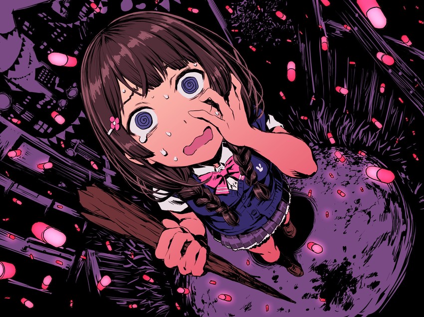 tsukino mito (nijisanji and 1 more) drawn by ume_(yume_uta_da)