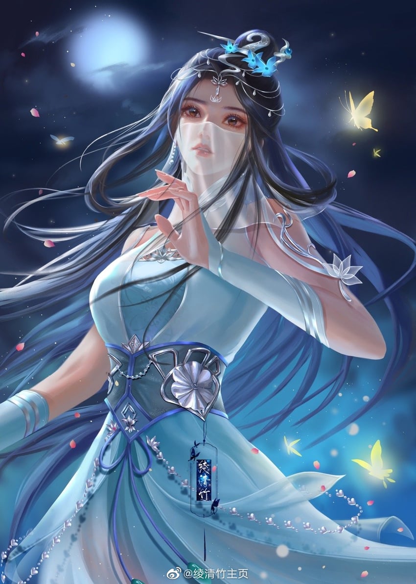ling qingzhu (wu dong qian kun) drawn by huahua_de_wanwan_ww