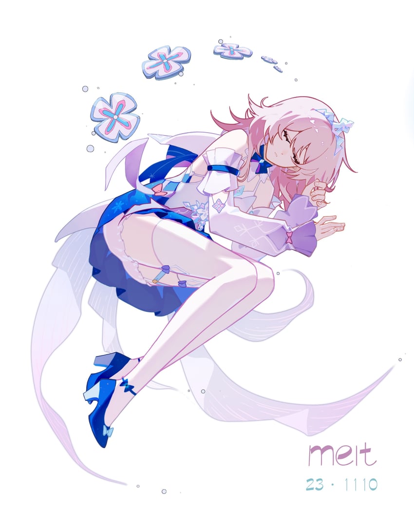 march 7th (honkai and 1 more) drawn by meirong