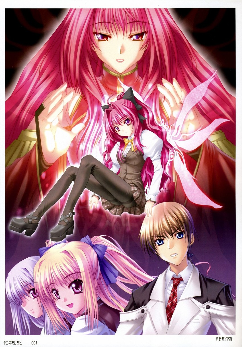 corticarte apa lagranges, yugiri perserte, yugiri princesca, and tatara phoron (shinkyoku soukai polyphonica) drawn by kannatsuki_noboru