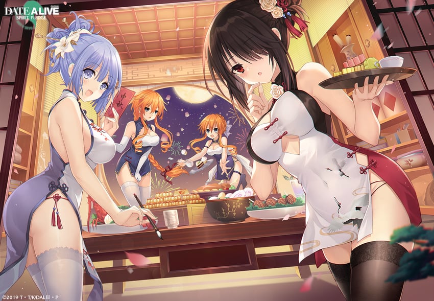 tokisaki kurumi, izayoi miku, yamai kaguya, and yamai yuzuru (date a live and 1 more)