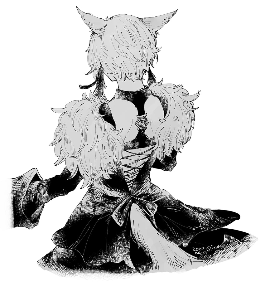 y'shtola rhul (final fantasy and 1 more) drawn by itowo_(itowc)