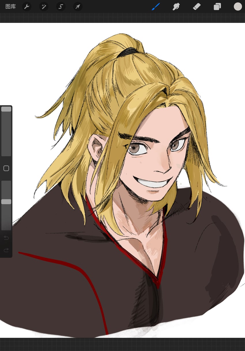 ken masters (street fighter and 1 more) drawn by xie_di_na_hua_er