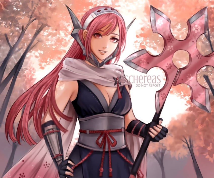 cherche (fire emblem and 2 more) drawn by schereas