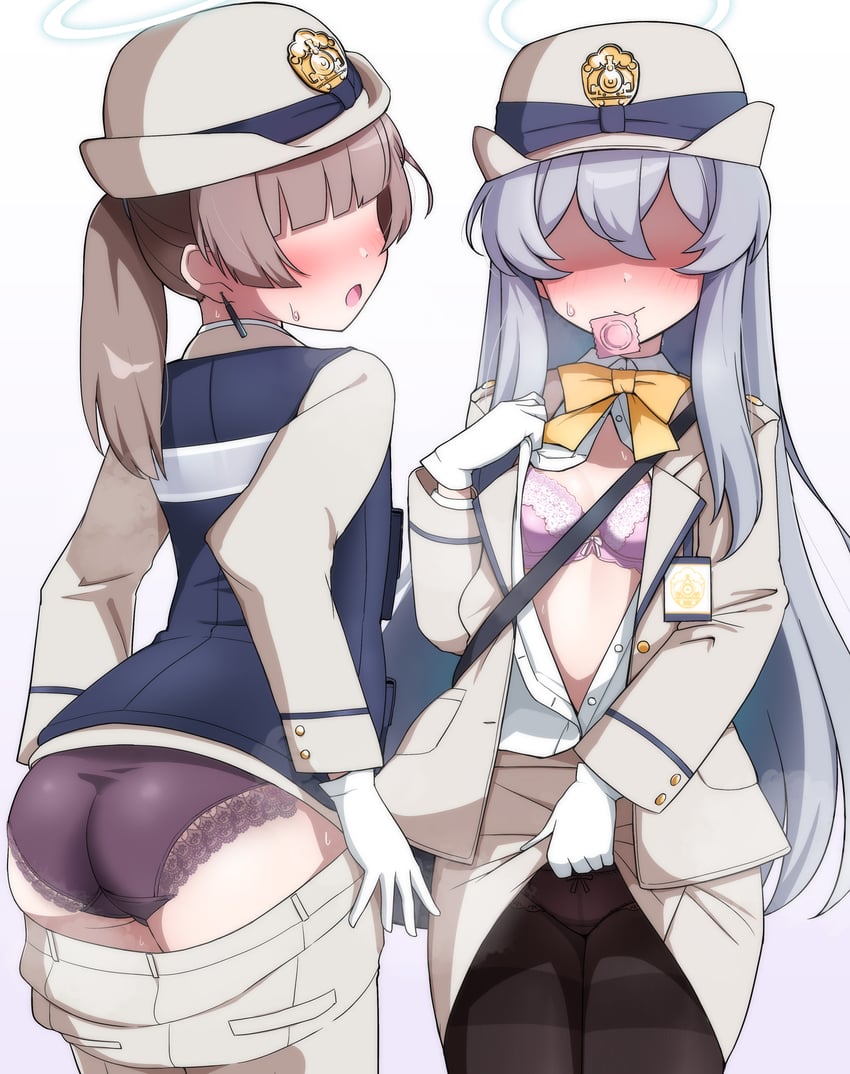 highlander railway academy student (blue archive) drawn by orange-bird