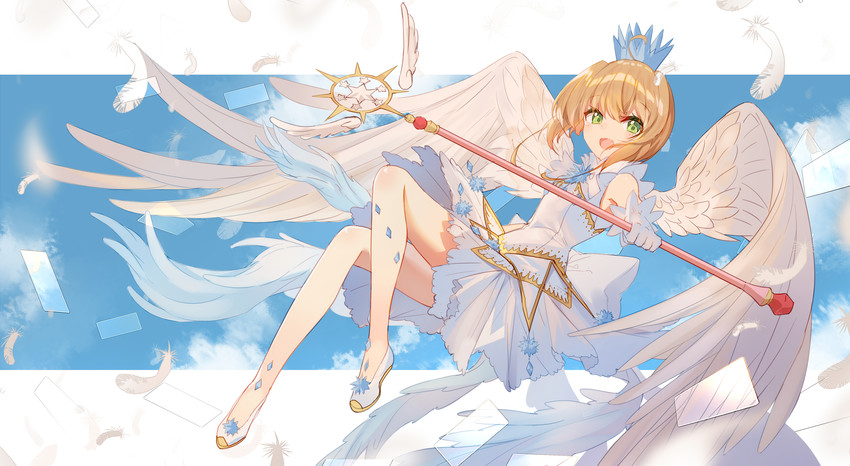 kinomoto sakura (cardcaptor sakura and 1 more) drawn by bison_cangshu