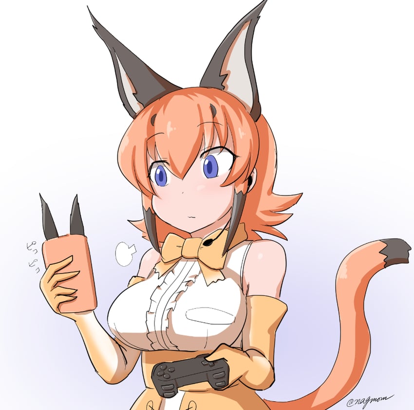 caracal (kemono friends and 1 more) drawn by taurine_8000mg