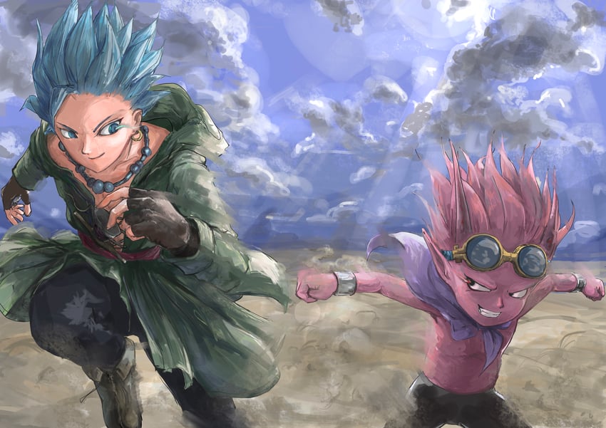 camus and beelzebub (dragon quest and 2 more) drawn by tori_niwa
