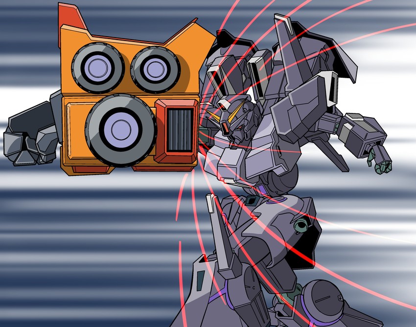 goldymarg and silver bullet suppressor (gundam and 4 more) drawn by kaneko_naoya