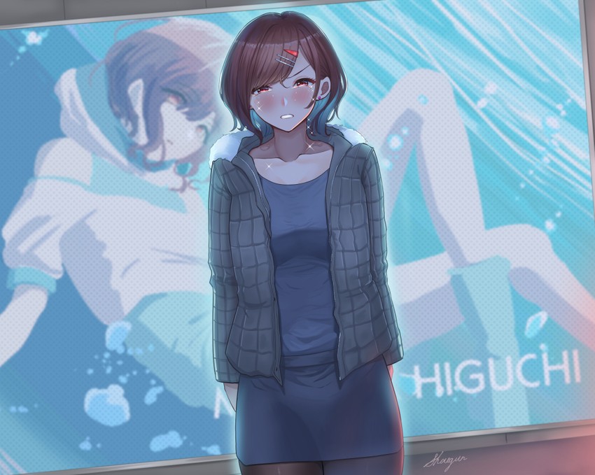 higuchi madoka (idolmaster and 1 more) drawn by shougun_(chuckni1)