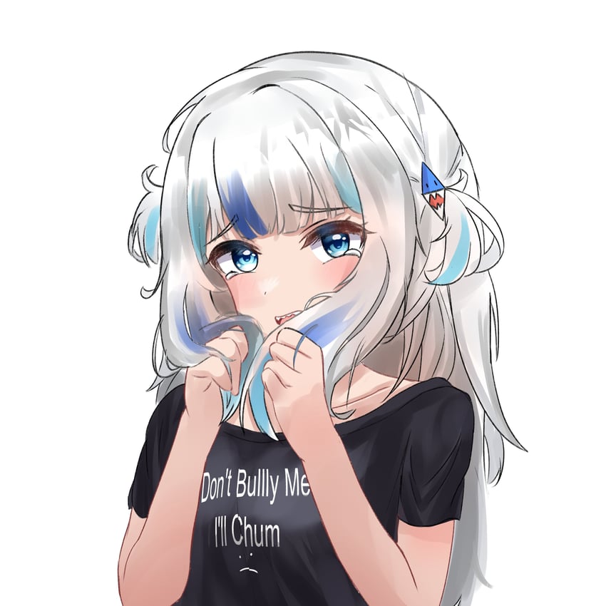 gawr gura (hololive and 1 more) drawn by trashris