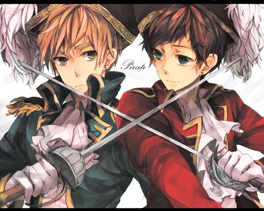 united kingdom and spain (axis powers hetalia) drawn by motsu_(sararia)