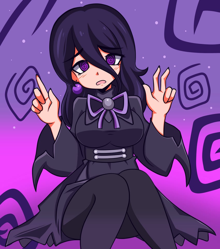 hex maniac (pokemon and 1 more) drawn by alichuart