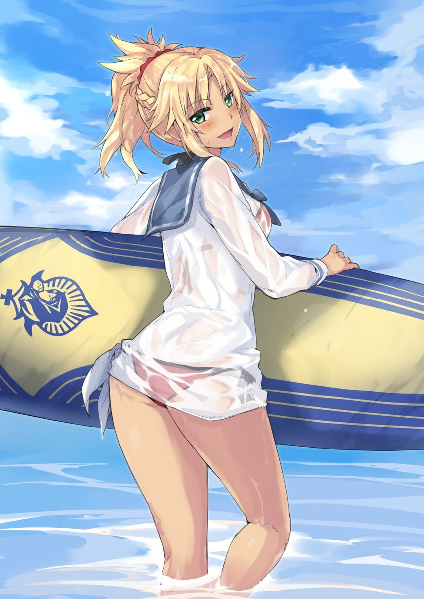 mordred (fate and 2 more) drawn by regu_(reg95)
