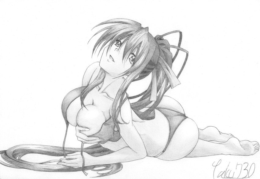 himejima akeno (high school dxd) drawn by taku730