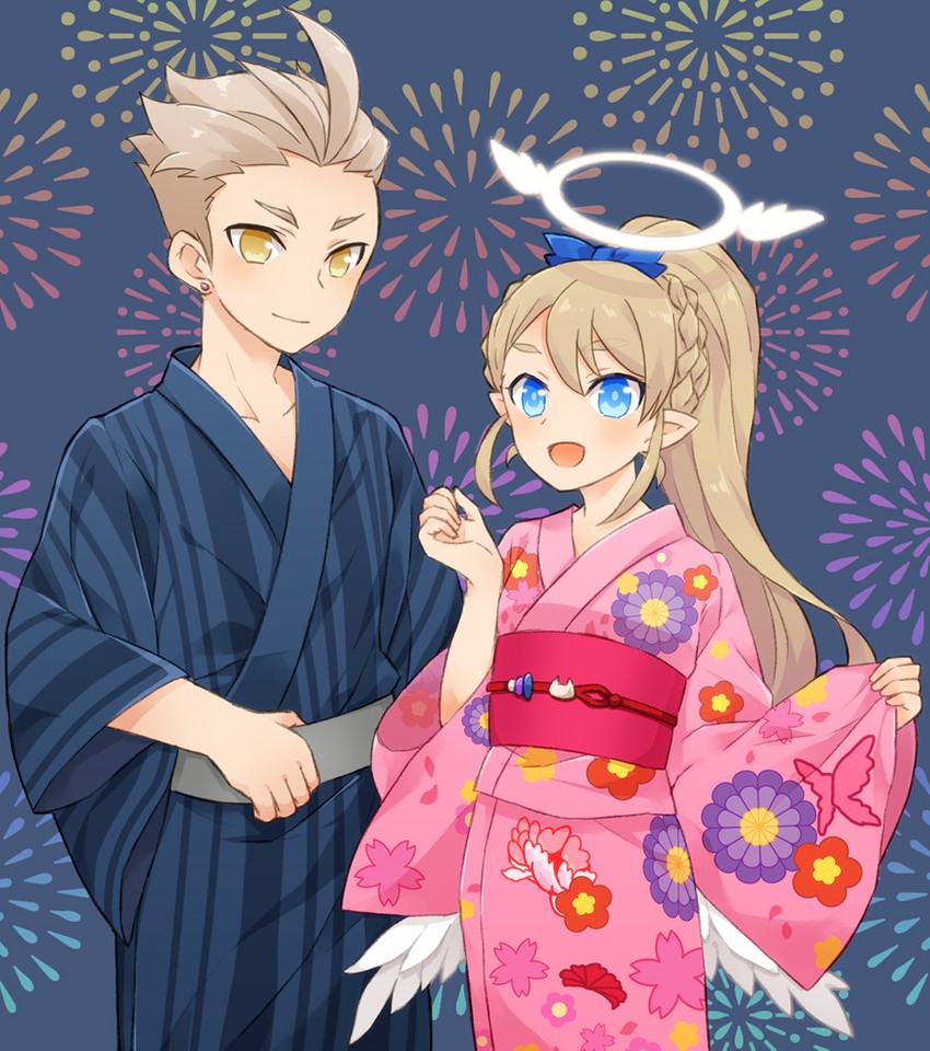 liliana hart and alvin granford (pop-up story) drawn by panunpa
