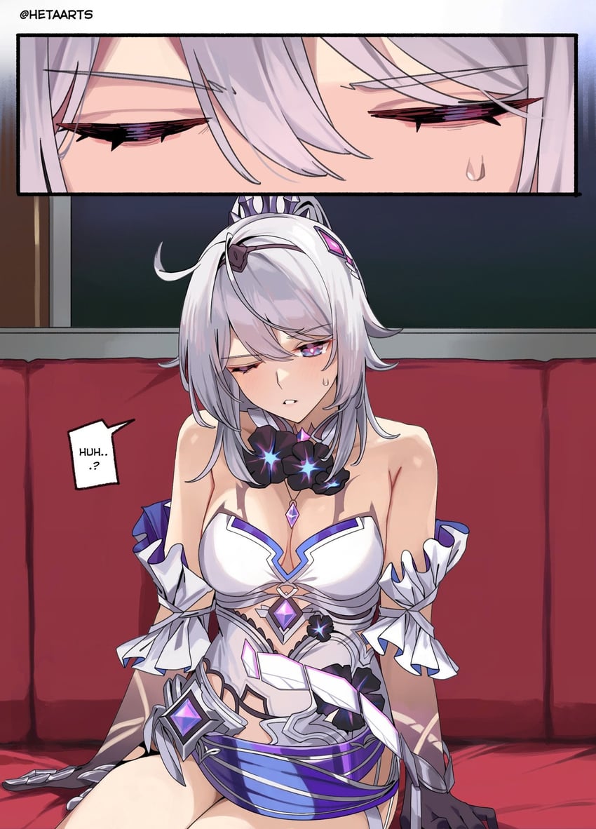 kiana kaslana (honkai and 2 more) drawn by heta