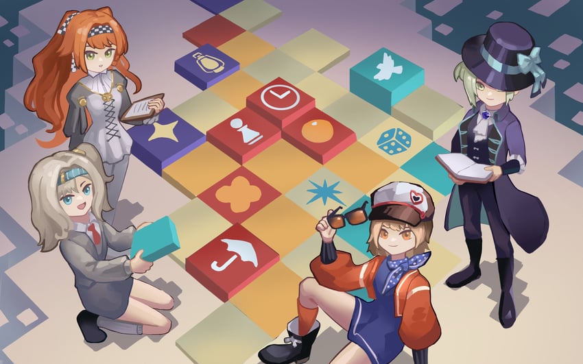 vertin, sonetto, regulus, and matilda bouanich (reverse:1999) drawn by moru2