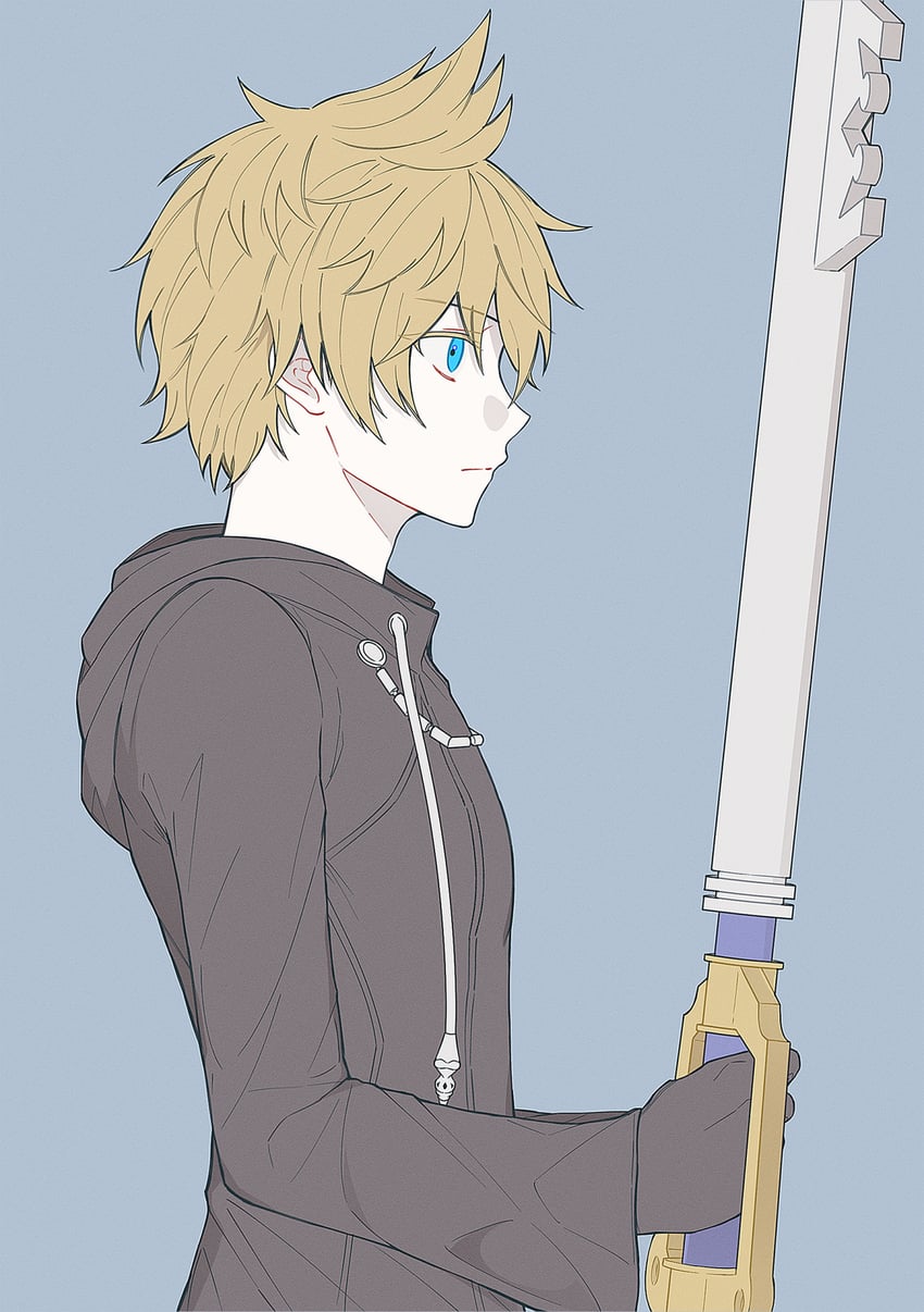 roxas (kingdom hearts and 1 more) drawn by gongju_s2