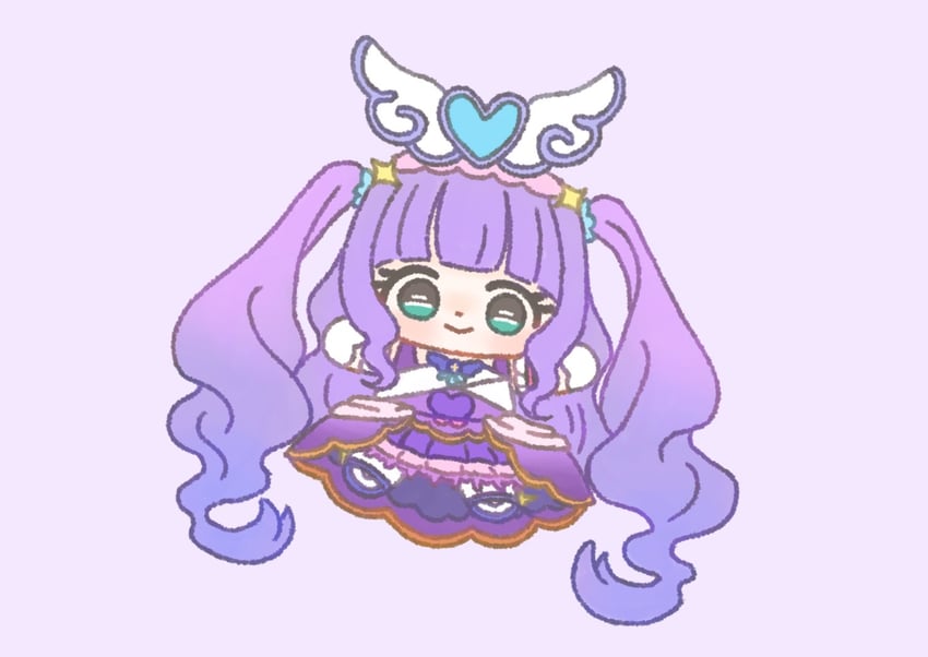 ellee-chan and cure majesty (precure and 1 more) drawn by ichigo_usuhana
