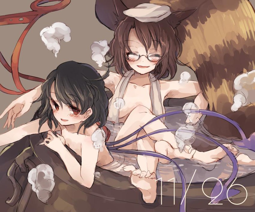 houjuu nue and futatsuiwa mamizou (touhou) drawn by hisona_(suaritesumi)