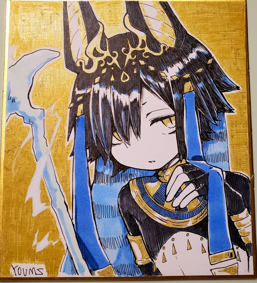 anubis (original and 1 more) drawn by mumu_yu_mu