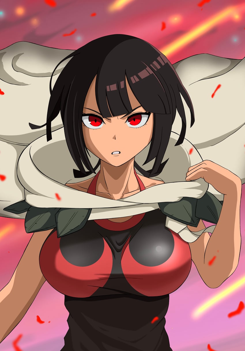 zinnia (pokemon and 1 more) drawn by suzu_(zinnialove_poke)