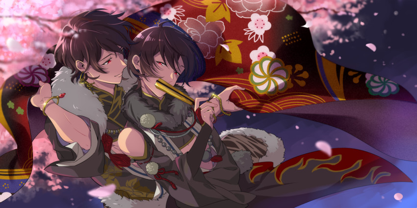 sakuma ritsu and sakuma rei (ensemble stars!) drawn by yasutada